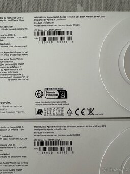 Chytré hodinky Apple watch 11 46 mm černé - 2