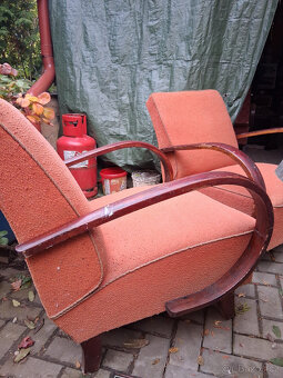 Křesla Halabala - určeno k renovaci - zamluveno - 2