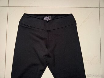 Černé zateplené LEGÍNY PIKALUNA vel.M - 2