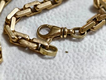 Zlatý řetěz pilka - zakázková výroba - 2