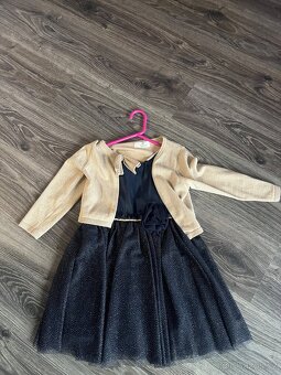 slavnostní šaty a svetr h&m vel 110/116 - 2