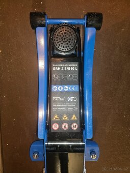 Pojízdný hydraulický zvedák Güde GRH 2,5/510 L - 2