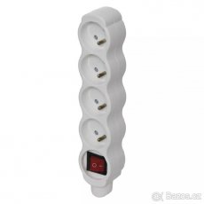 Emos samostatná 4 zásuvka s vypínačem nová nepoužitá - 2