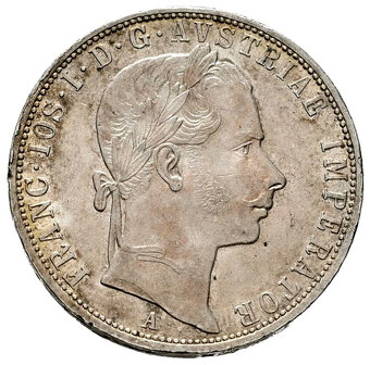 Stříbrná mince Vídeň František Josef I. - 2