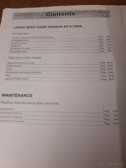 Yamaha XV Virago dílenská příručka - 2