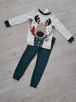 1 pyžamo H&M, vel.98/104 - se sobem - 2