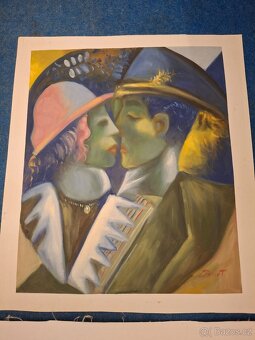 Reprodukce  slavných obrazů - tisk na plátně - 2