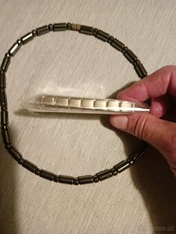Magnetický pánský náramek a náhrdelník - 2