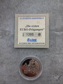 10 EURO 1998 Certifikát - 2