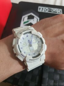 Prodám hodinky Casio g-shock white i s originální krabičkou - 2