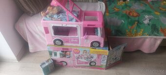 Barbie karavan, plná vybava, barbie, Ken,dcera - 2