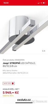Stropni nove svetlo JOOP - 2