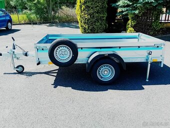 Brzděný přívěsný vozík 1300Kg,2,65mx1,30, svařovaný rám - 2