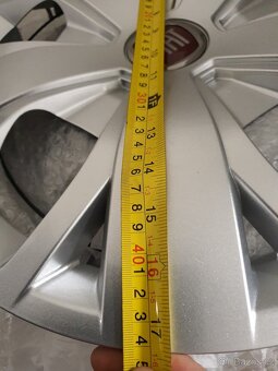 16" poklice, kryty, kola, FIAT, 4 kusy, sada, nové - 2
