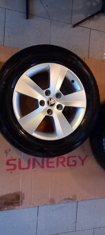 ŠKODA orig Alu disky Orion 16“ + letní pneu - 2