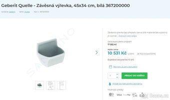 Výlevka Geberit Quelle - 2