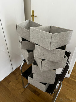 IKEA KOMPLEMENT Krabice, sada 8 ks, světle šedá, 90x54 cm - 2