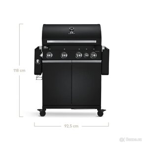 Gril Plynovy Burnhard BIG Fred Deluxe (black) mod. 2023 - 2