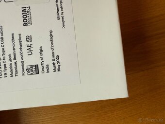 Prodám Smart prsten Ultrahuman – velikost 7, Aster Black - 2