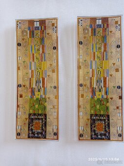 Gustav Klimt - skleněná dekorační mísa - 2