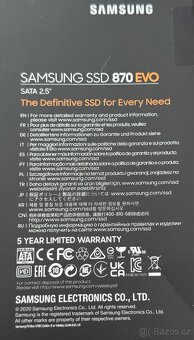 SSD 1TB Samsung 870 EVO SATA 2.5" - 2