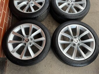 Alu 18" 5x112 škoda "Modus" letní 75%, SUP3 TMPS - 2