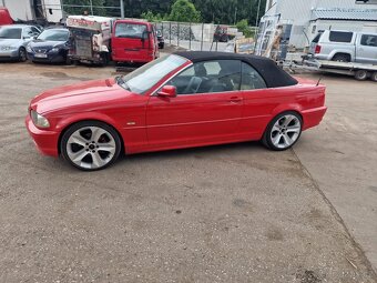 BMW e46 323i cabrio, 125kw, bez koroze dobrý stav najeto 170 - 2
