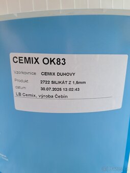 Silikátová omítka Cemix zatíraná 1.5 mm 25 kg 2722 - 2