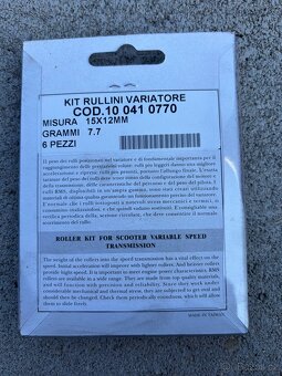 Válečky variátoru RMS - 2