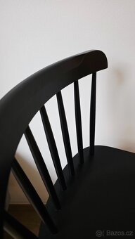 2× barová židle TON Ironica – Black Grain (černá) - 2