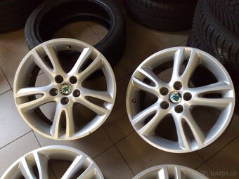 alu kola skoda 5x100 r16 original škoda fabia,roomster,rapid - 2