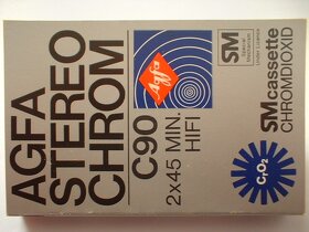 Audiokazeta High CrO2 70 léta Agfa německá kvalita - 2