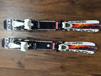 Lyže 80 + lyzaky - 2