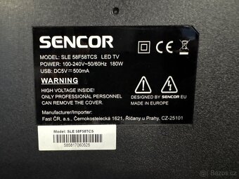 Prodám 3 televize 58” plně funkční - 2