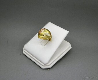 Zlatý kopulovitý prsten - 2