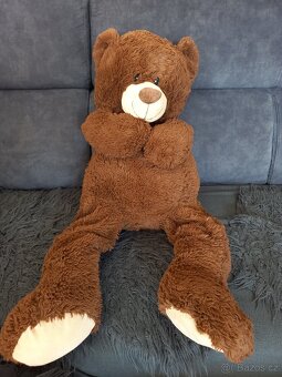 Velký plyšový medvěd hnědý - 2