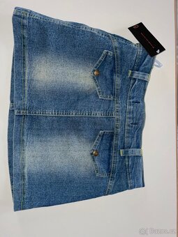 Džínová minisukně - 2