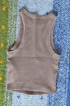 Šedé triko bez rukávů XS - 2