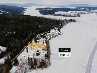 Stavební pozemek Frýdava, Lipno – 3 131 m² - 2