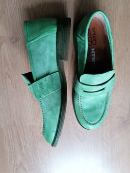 kožené polobotky - 2