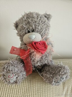 Plyšový medvídek Me to you s růží - 2