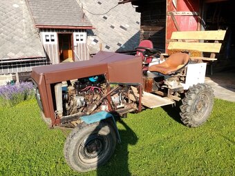 Malotraktor domácí výroby - 2