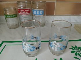 Sklenice, vintage, retro - 2