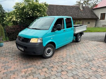 Vw Transporter T5 1.9 tdi valník,6 míst - 2