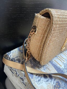 Letní slaměná crossbody kabelka YSL - 2