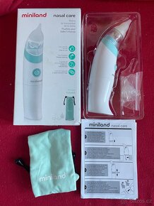 Nosní elektronická odsávačka miniland Nasal care - 2