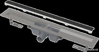 ALCA podlahový žlab bez okraje s roštem pro vložení dlažby - 2