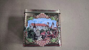 Plechová hrací skříňka na sušenky Weissella Elisen - 2