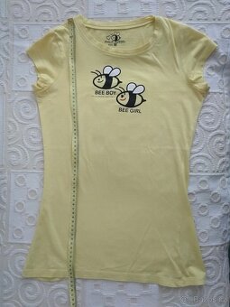 Bavlněné triko ve světle žluté barvě vel. S - 2