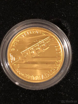 Zlatá mince zdymadlo na Labi pod Střekovem - BK - 2